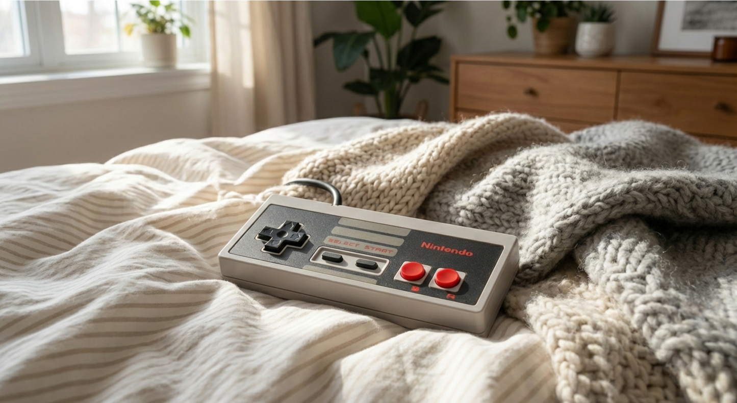 Nes Controller wall print