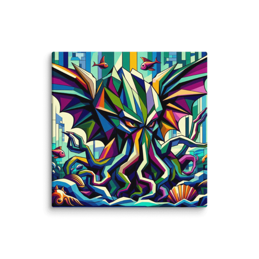 Cthulhu on Canvas 10x10