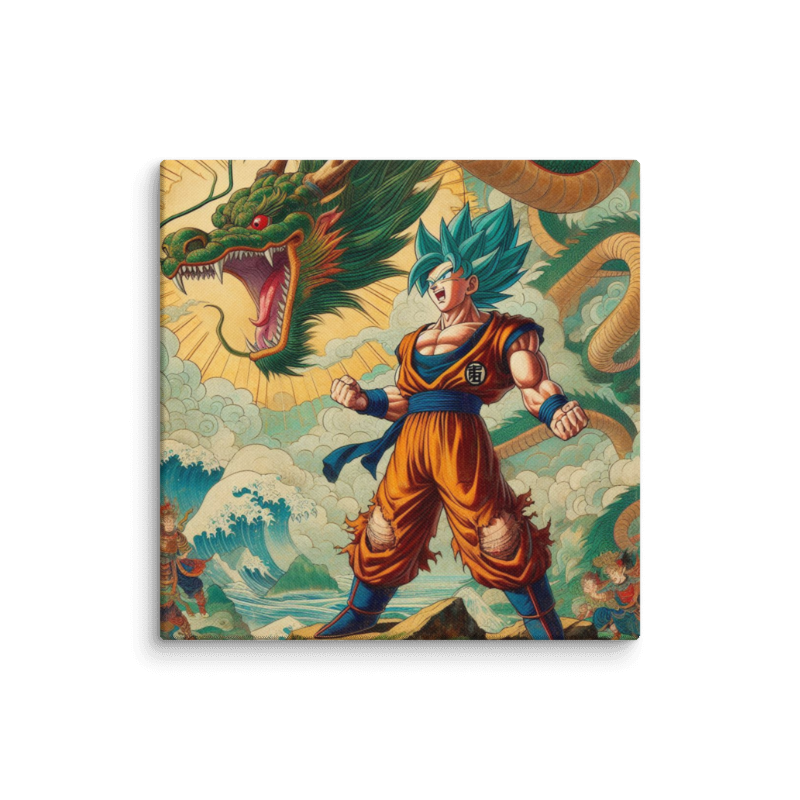 Son Goku 10x10 on canvas
